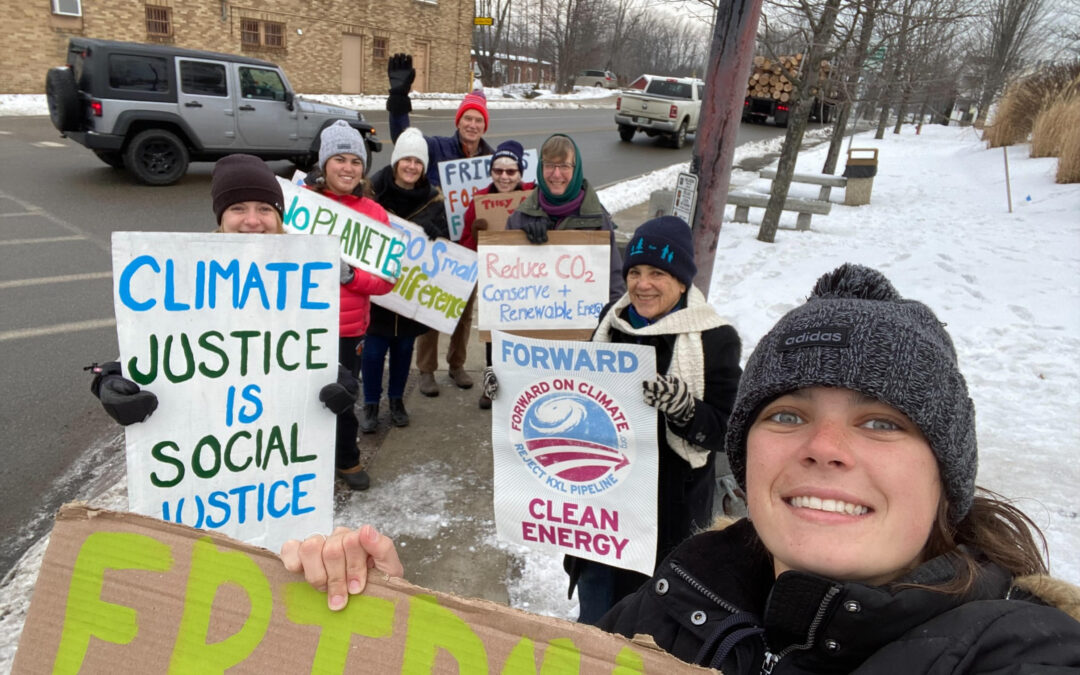Fridays for the Future Climate Strike held in Jaffrey, NH